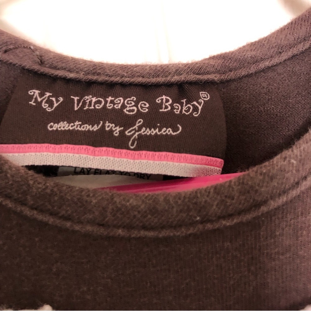 VTG Y2K My Vintage Baby Collections by Jessica Chenille Boutique Dress Made USA - Picture 6 of 13